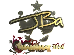 Sticker | JBa (Gold) | Shanghai 2024