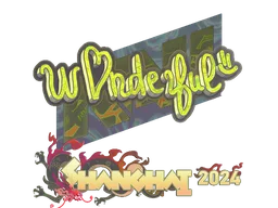 Sticker | w0nderful (Holo) | Shanghai 2024