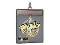Sticker Slab | Techno4K (Gold) | Paris 2023