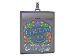 Sticker Slab | Grim (Embroidered) | Budapest 2025