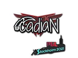 Sticker Slab | cadiaN | Stockholm 2021