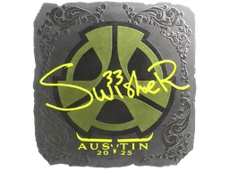 Sticker | Swisher (Foil) | Austin 2025