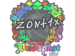 Sticker | zont1x (Holo) | Budapest 2025