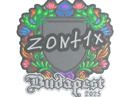 Sticker | zont1x (Embroidered) | Budapest 2025