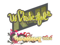 Sticker | w0nderful (Glitter) | Shanghai 2024
