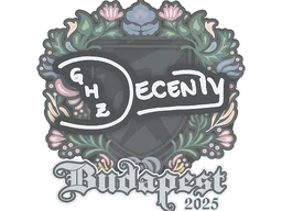 Sticker | decenty | Budapest 2025