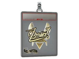 Sticker Slab | ZywOo (Gold) | Paris 2023
