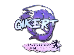 Sticker Slab | qikert (Holo) | Antwerp 2022