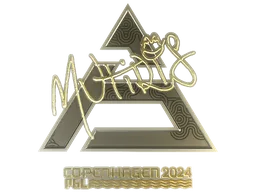 Sticker Slab | MUTiRiS (Gold) | Copenhagen 2024