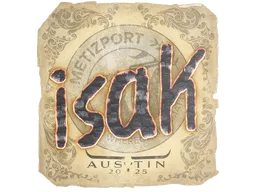 Sticker | isak | Austin 2025