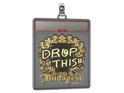 Sticker Slab | drop (Gold) | Budapest 2025