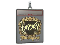 Sticker Slab | broky (Gold) | Budapest 2025