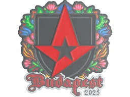 Sticker | Astralis (Embroidered) | Budapest 2025
