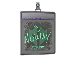 Sticker Slab | noway (Foil) | Austin 2025