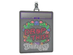 Sticker Slab | drop (Embroidered) | Budapest 2025