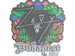 Sticker | zevy (Embroidered) | Budapest 2025