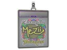 Sticker Slab | mezii (Embroidered, Champion) | Budapest 2025