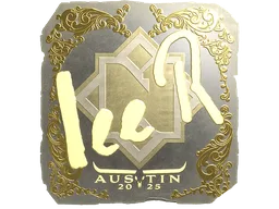 Sticker | 1eeR (Gold) | Austin 2025