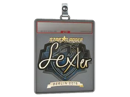 Sticker Slab | dexter (Gold) | Berlin 2019