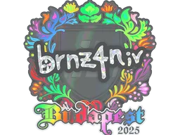 Sticker | brnz4n (Holo) | Budapest 2025