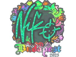 Sticker | NiKo (Holo) | Budapest 2025