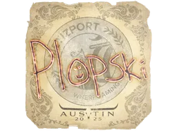 Sticker | Plopski | Austin 2025