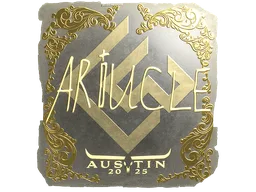 Sticker | Ariucle (Gold) | Austin 2025