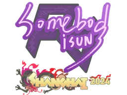 Sticker | somebody | Shanghai 2024