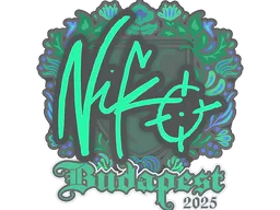 Sticker | NiKo | Budapest 2025