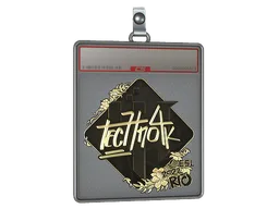 Sticker Slab | Techno4K (Gold) | Rio 2022