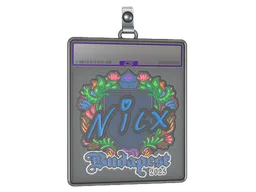 Sticker Slab | nicx (Embroidered) | Budapest 2025