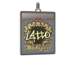 Sticker Slab | latto (Gold) | Budapest 2025