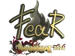 Sticker | fEAR (Gold) | Shanghai 2024