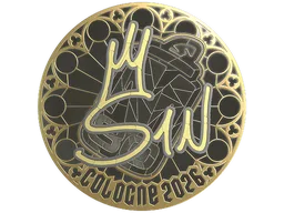 Sticker | s1n (Gold) | Cologne 2026