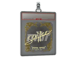 Sticker Slab | saffee (Gold) | Austin 2025