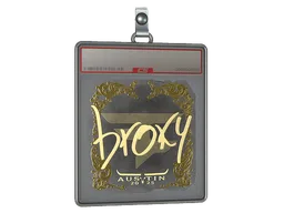 Sticker Slab | broky (Gold) | Austin 2025