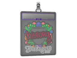 Sticker Slab | History (Embroidered) | Budapest 2025