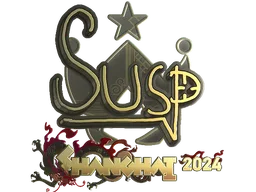 Sticker | susp (Gold) | Shanghai 2024