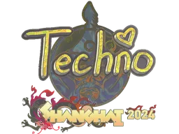 Sticker Slab | Techno4K (Holo) | Shanghai 2024