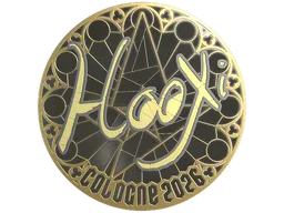 Sticker | HooXi (Gold) | Cologne 2026
