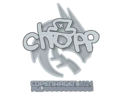 Sticker | chopper | Copenhagen 2024