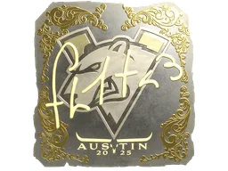 Sticker | FL1T (Gold) | Austin 2025