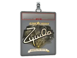 Sticker Slab | ZywOo (Gold) | Berlin 2019