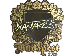 Sticker | XANTARES (Gold) | Budapest 2025