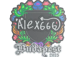 Sticker | alex666 (Embroidered) | Budapest 2025