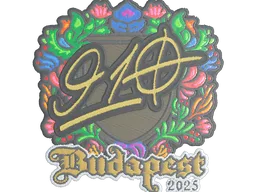 Sticker | 910 (Embroidered) | Budapest 2025