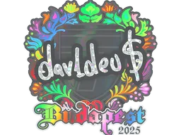 Sticker | dav1deuS (Holo) | Budapest 2025
