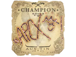 Sticker | apEX (Champion) | Austin 2025