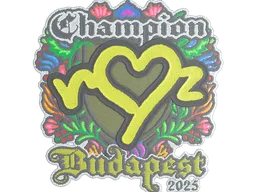 Sticker | ropz (Embroidered, Champion) | Budapest 2025
