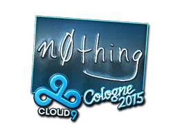 Sticker Slab | n0thing (Foil) | Cologne 2015